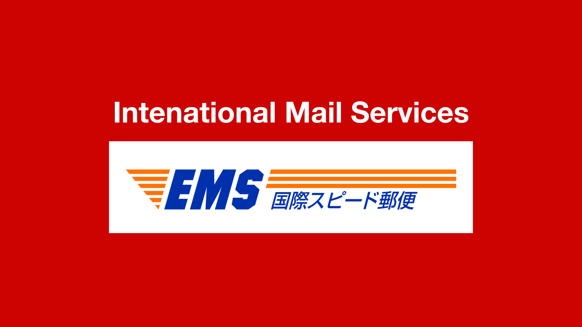 Japan Post EMS — International Mail Services