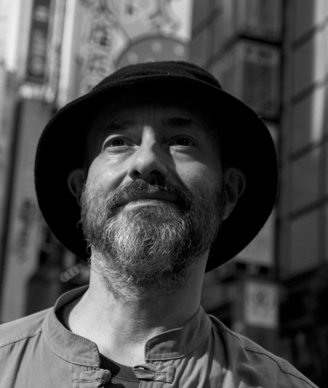 Lantern's founder on a Tokyo street
